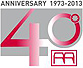Reggiana Riduttori 40th Anniversary logo
