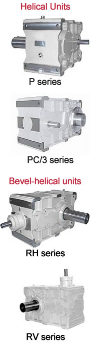 Helical gear units - P series & PC/3 series