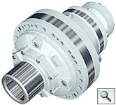 Reduction gear with hollow shaft - small